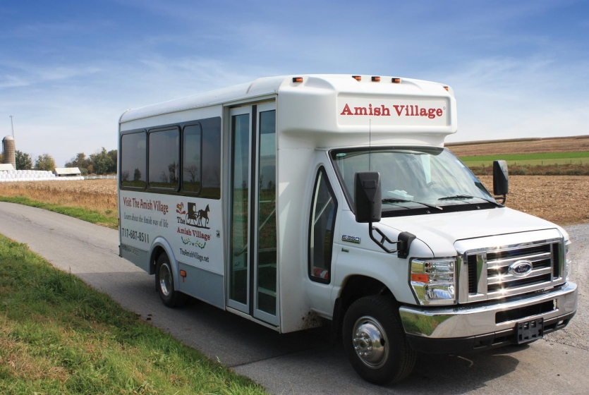 The Amish Village Tour Bus