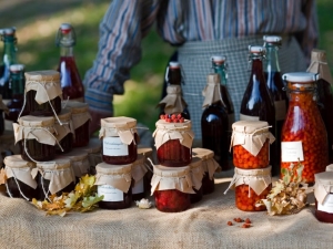 Canned goods on a table