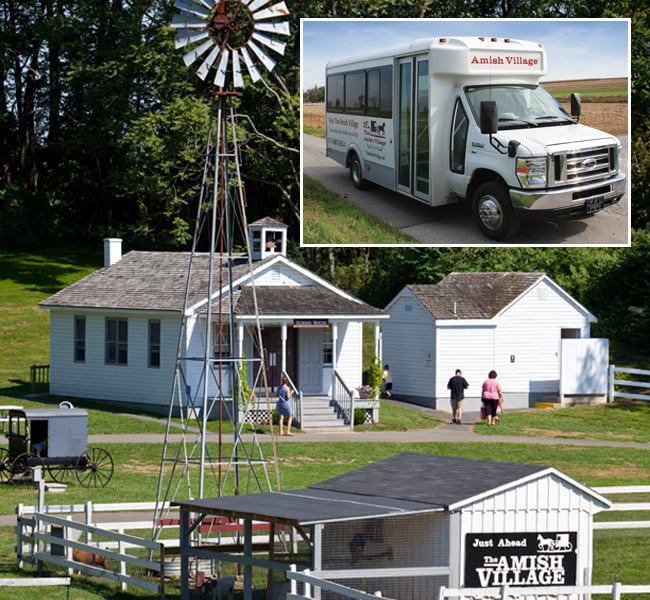 Amish Village property and bus Amish Village property and bus